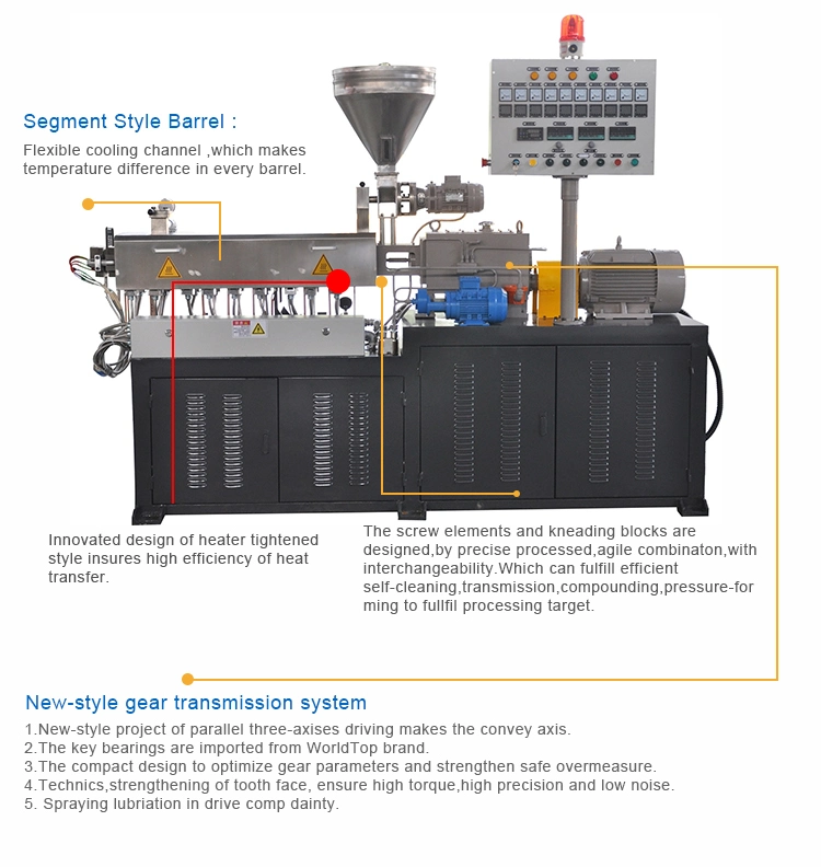 Mini Lab Parallel Co-Rotating Compounding Twin Screw Extruder