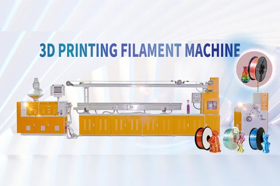 3D-Drucker-Filamentherstellungsmaschine Peek PLA-Filament-Extrusionslinie 3D-Drucker-Filamentlinie