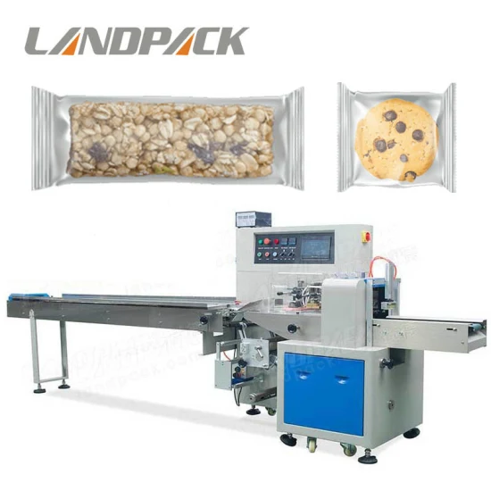 Landpack Lp-350b Tragbare tablettlose Waffelkeks-Keksverpackungs-Verpackungsmaschine